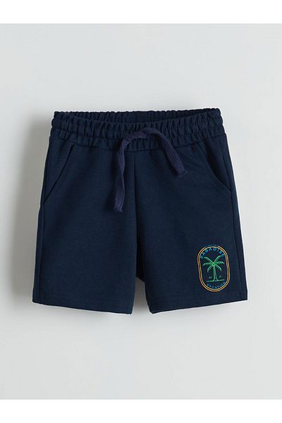 LC Waikiki New Season Printed Boys' Shorts with Elastic Waist - S5Ki97Z1