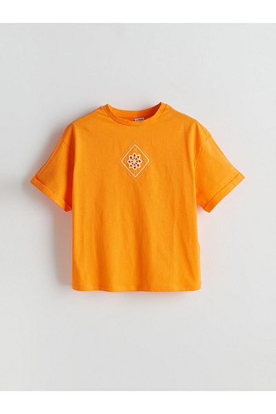 LC Waikiki New Season Crew Neck Girls' T-Shirt - S5El67Z4