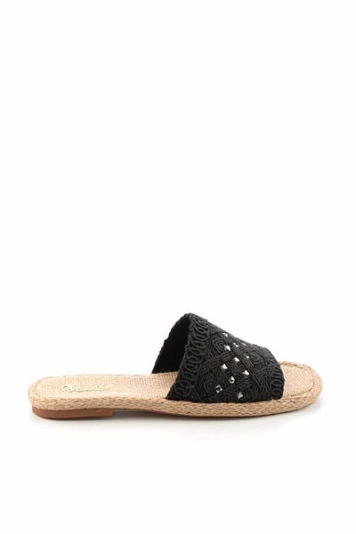 Bambi Black Women's Slippers K04874013416