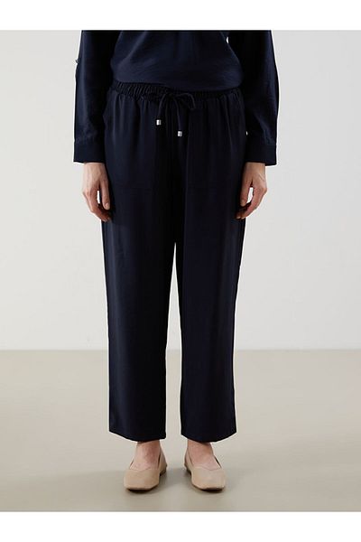 LC Waikiki New Season Women's Carrot Cut Trousers with Elastic Waist - S5EO41Z8
