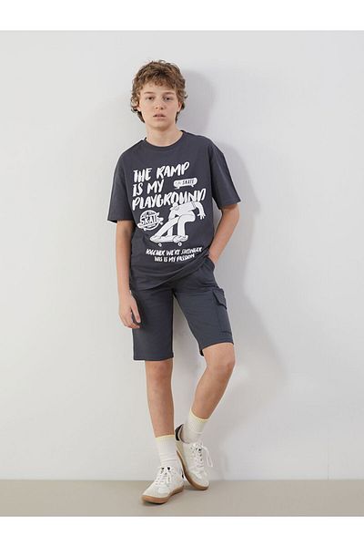 LC Waikiki New Season Elastic Waist Boys Cargo Sort - S58698Z4