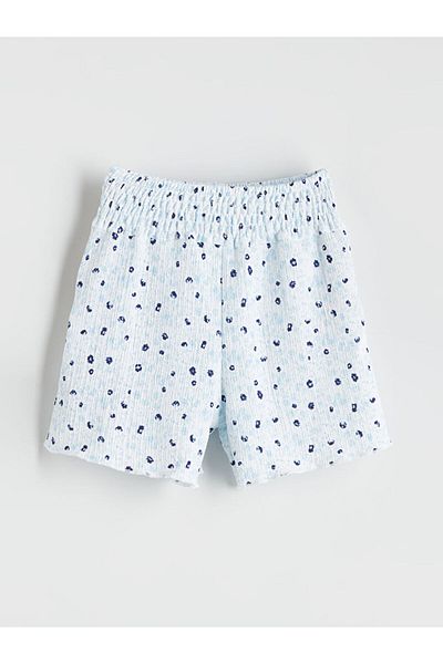 LC Waikiki New Season Girls' Shorts with Elastic Waist - S5L579Z4