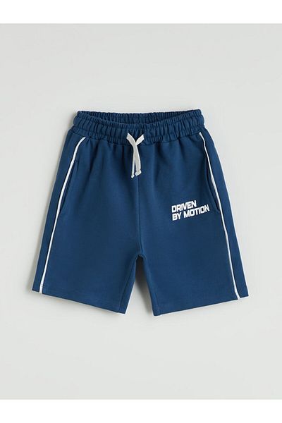 LC Waikiki Sort pentru băieți cu talie elastică imprimate sezon nou, pachet de 2 - S5P741Z1