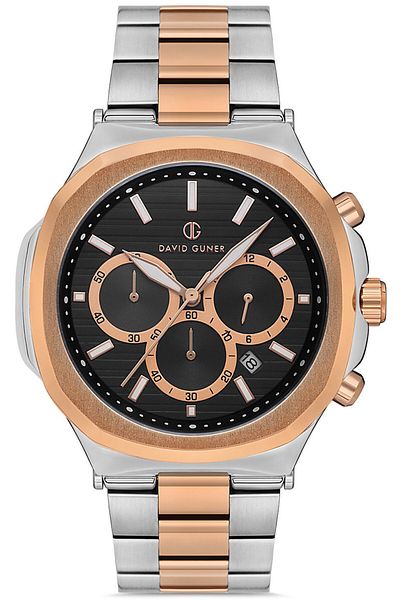 DAVID GUNER David Güner Men's Watch Dg-8522Ga-E2 45 mm Metal-Rose