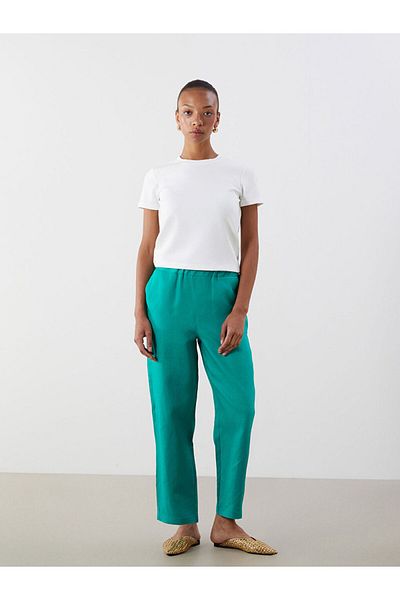 LC Waikiki Ecru Crew Neck Women's T-Shirt