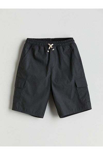 LC Waikiki New Season Elastic Waist Boys Cargo Sort - S5Do46Z4
