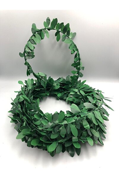 DUCK HOBY 7.5 Metre Telli Sarmaşık Minik Yaprak ( 1 Cm ) Şerit Yapay Çiçek Doğalgaz Borusu Süsü