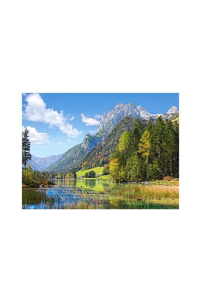 Castorland Puzzle 2000 pieces Castorland - Mountain Refuge in the Alps