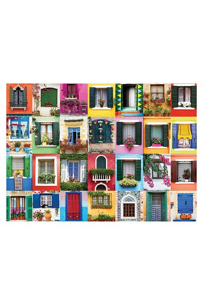 Eurographics Puzzle Eurographics - Mediterranean Windows, 1000 pieces