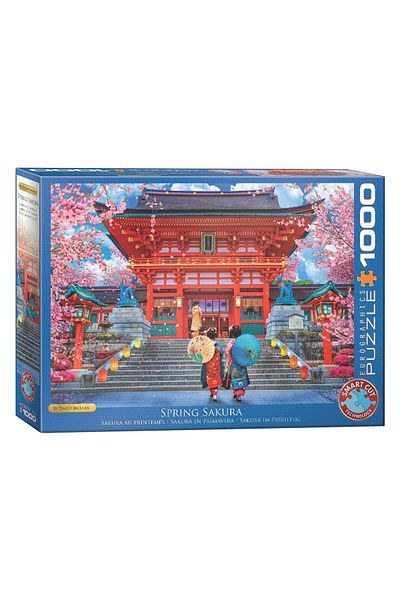 Eurographics Puzzle Eurographics - David McLean: Sakura Spring, 1000 pieces