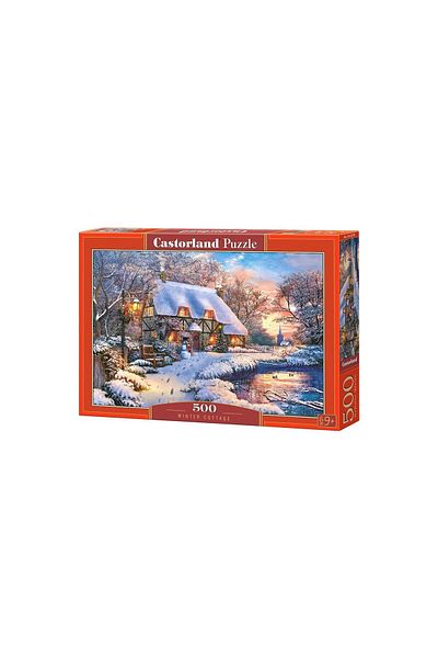 Castorland Castorland Puzzle - Winter Cottage, 500 pieces