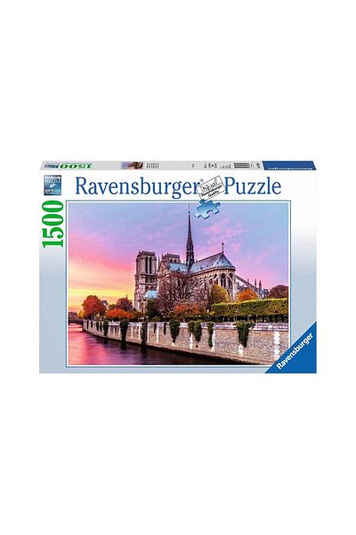 RAVENSBURGER Ravensburger Puzzle - Notre Dame Painting, 1500 Pieces