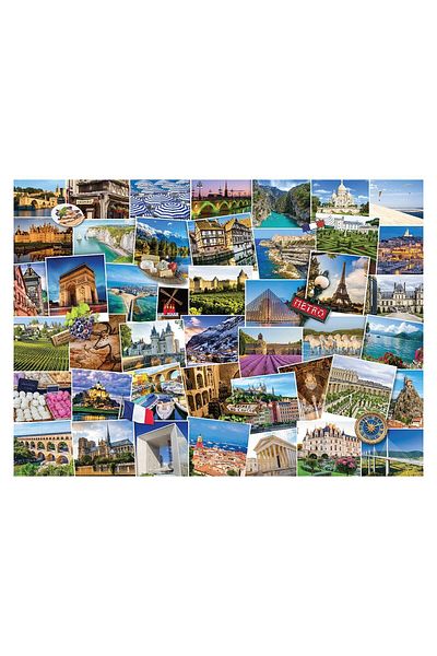 Eurographics Eurographics Puzzle - Globetrotter France, 1000 pieces