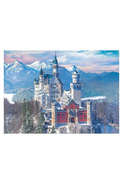 Eurographics Puzzle Eurographics - Neuschwanstein in Winter, Germany, 1000 pieces