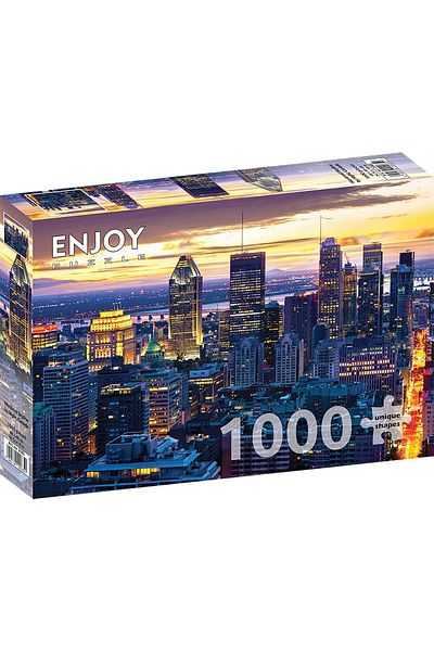 Enjoy Puzzle 1000 pieces ENJOY - Montreal Skyline by Night, Canada