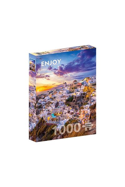 Enjoy Puzzle 1000 pieces Enjoy - Sunset over Santorini