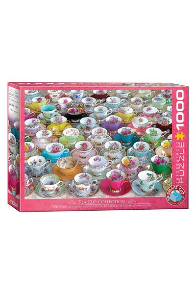 Eurographics Puzzle Eurographics - Tea Cups, 1000 pieces