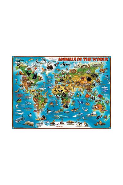 RAVENSBURGER Puzzle Ravensburger - Animals around the World, 300 piese XXL