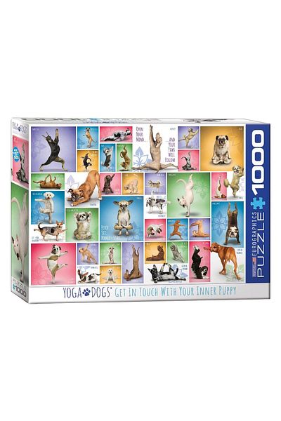 Eurographics Puzzle Eurographics - Yoga Dogs, 1000 pieces
