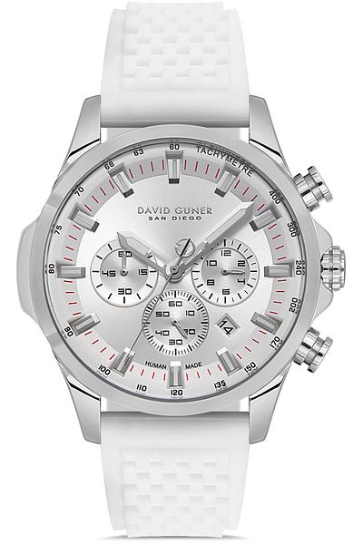 DAVID GUNER David Guner Men's Watch Dg-8877Gd-A1 46 mm White