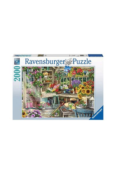 RAVENSBURGER Puzzle Ravensburger - Idyllic Garden, 2000 pieces