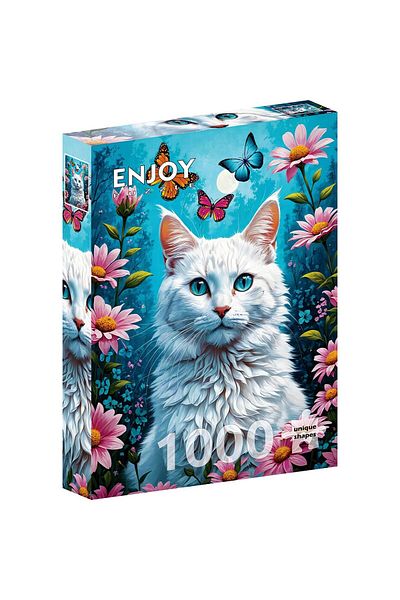 Enjoy Puzzle 1000 pieces ENJOY - White Cat (Enjoy-2140)