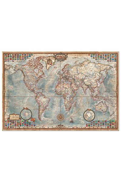 EDUCA Puzzle Educa - World Map, 4000 pieces