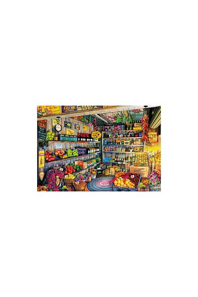 EDUCA Educa Puzzle - Aimee Stewart: The Farmers Market, 2000 pieces, includes puzzle glue