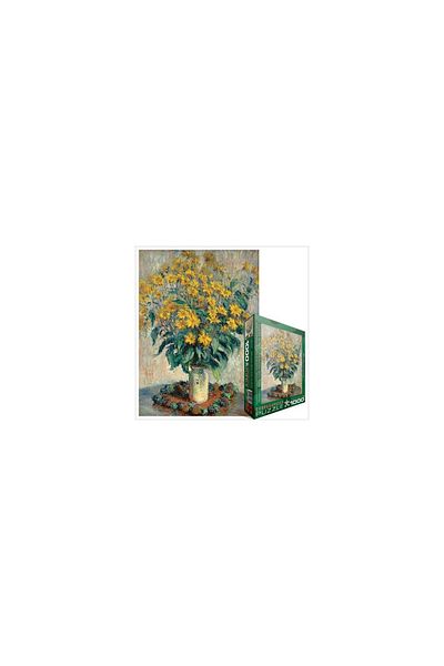 Eurographics Eurographics Puzzle - Claude Monet: Garden Pumpkin Flowers, 1000 pieces