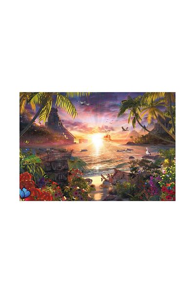 RAVENSBURGER Ravensburger Puzzle - Sunset in Paradise, 18000 pieces
