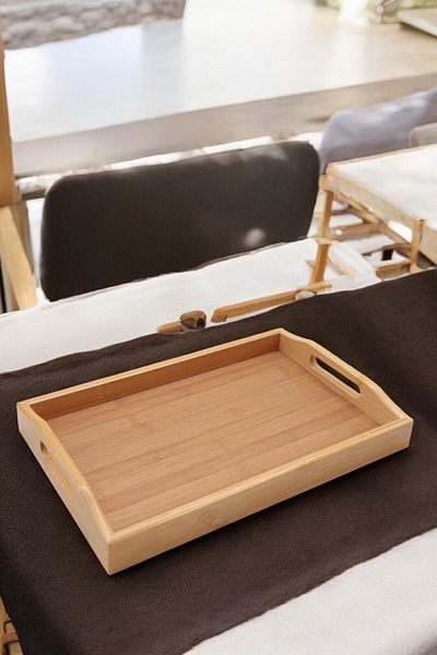 LUMİNA Bamboo Small Tray 1 Piece 30 X 19.5 X 5 cm