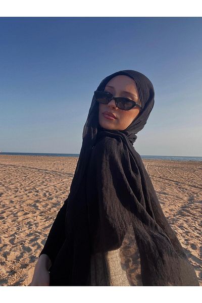 OX-RA Aura Black Comfort Shawl