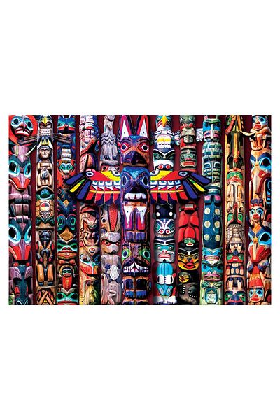 Eurographics Puzzle Eurographics - Totem Poles, 1000 pieces