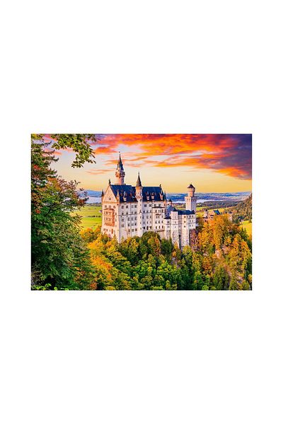 Enjoy Puzzle 1000 piese Enjoy - Neuschwanstein Castle in Autumn, Germany