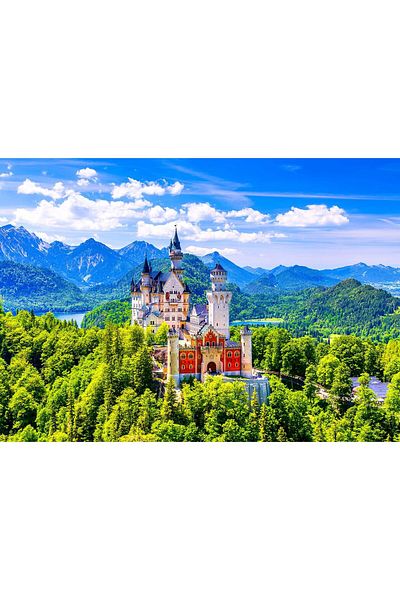 Enjoy Puzzle 1000 pieces Enjoy - Neuschwanstein Castle in Summer, Germany