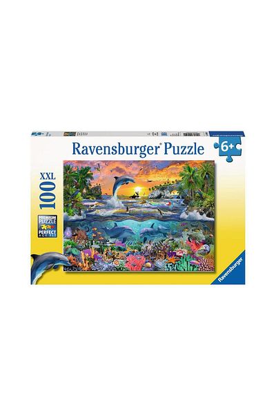 RAVENSBURGER Puzzle - Tropical Paradise, 100 piese XXL