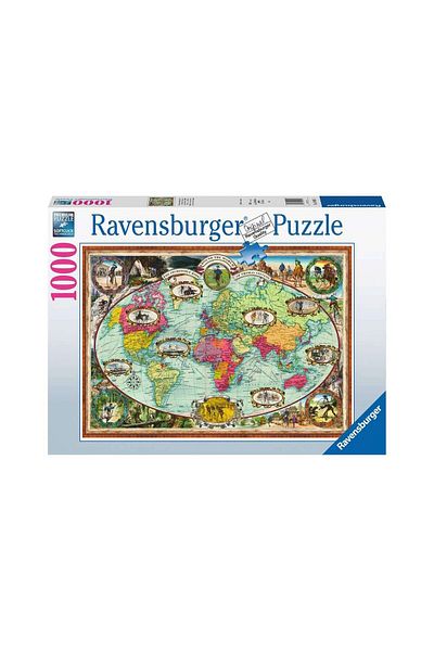 RAVENSBURGER Ravensburger 1000 piece puzzle - World Map