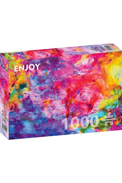 Enjoy Puzzle 1000 piese Enjoy - Colourful Abstract Oil Painting