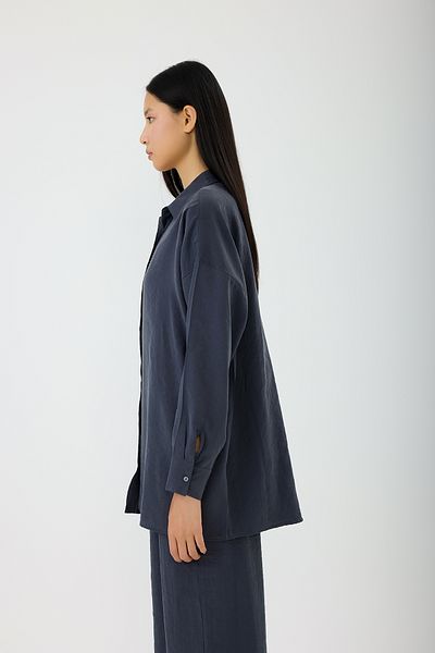 SEVİLEN Oversize Modal Shirt