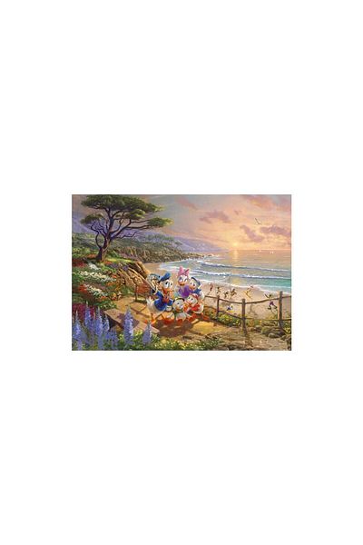 Schmidt Puzzle 1000 piese - Thomas Kinkade: Donald and Daisy - A Duck Day Afternoon