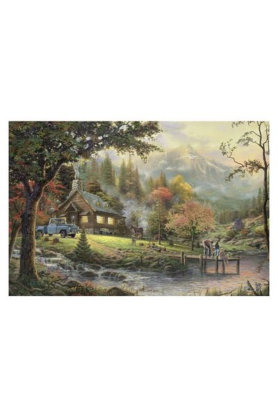 Schmidt Schmidt Puzzle - Thomas Kinkade: Moments of Peace, 500 pieces