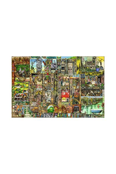 RAVENSBURGER Puzzle Ravensburger Orasul Bizar, 5000 Piese, Dificultate mare, Model 17430