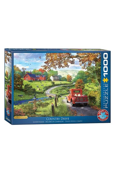 Eurographics Eurographics puzzle - Dominic Davison: Country Drive, 1000 pieces