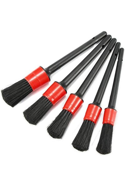 OEM Σετ 5 φυσικών βουρτσών για το εσωτερικό και το εξωτερικό του αυτοκινήτου