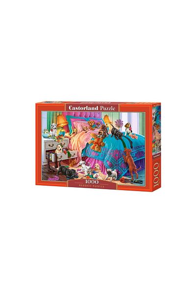 Castorland Puzzle Castorland - Naughty Puppies, 1000 piese