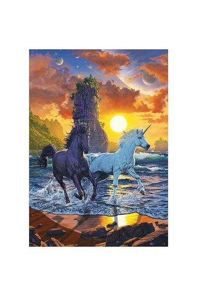 EDUCA Puzzle 1000 pieces Educa - Unicorns on the beach