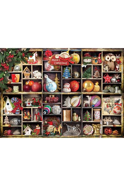 Eurographics Puzzle Eurographics - Christmas Ornaments, 1000 pieces