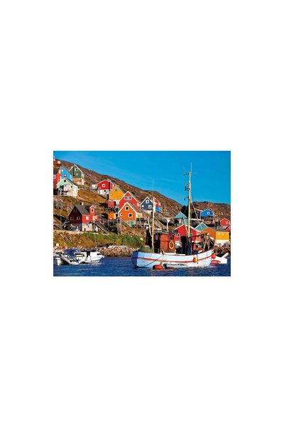 EDUCA Puzzle - Nordic Houses, 1000 piese, include lipici puzzle