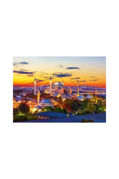 Enjoy Puzzle 1000 pieces Enjoy - Hagia Sophia at Sunset, Istanbul