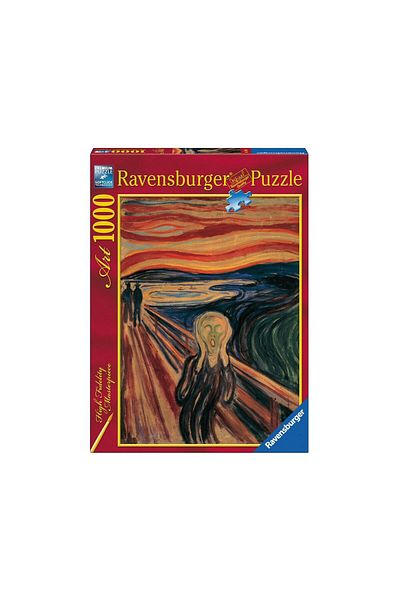 RAVENSBURGER Ravensburger puzzle - Edvard Munch, The Scream, 1000 pieces